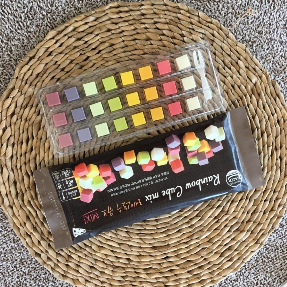 Rainbow CubeMix 8 Flavors Cube Cheese | cheese, cube cheese, processed food, food