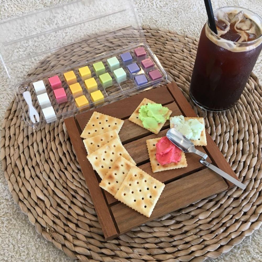 Rainbow CubeMix 8 Flavors Cube Cheese | cheese, cube cheese, processed food, food